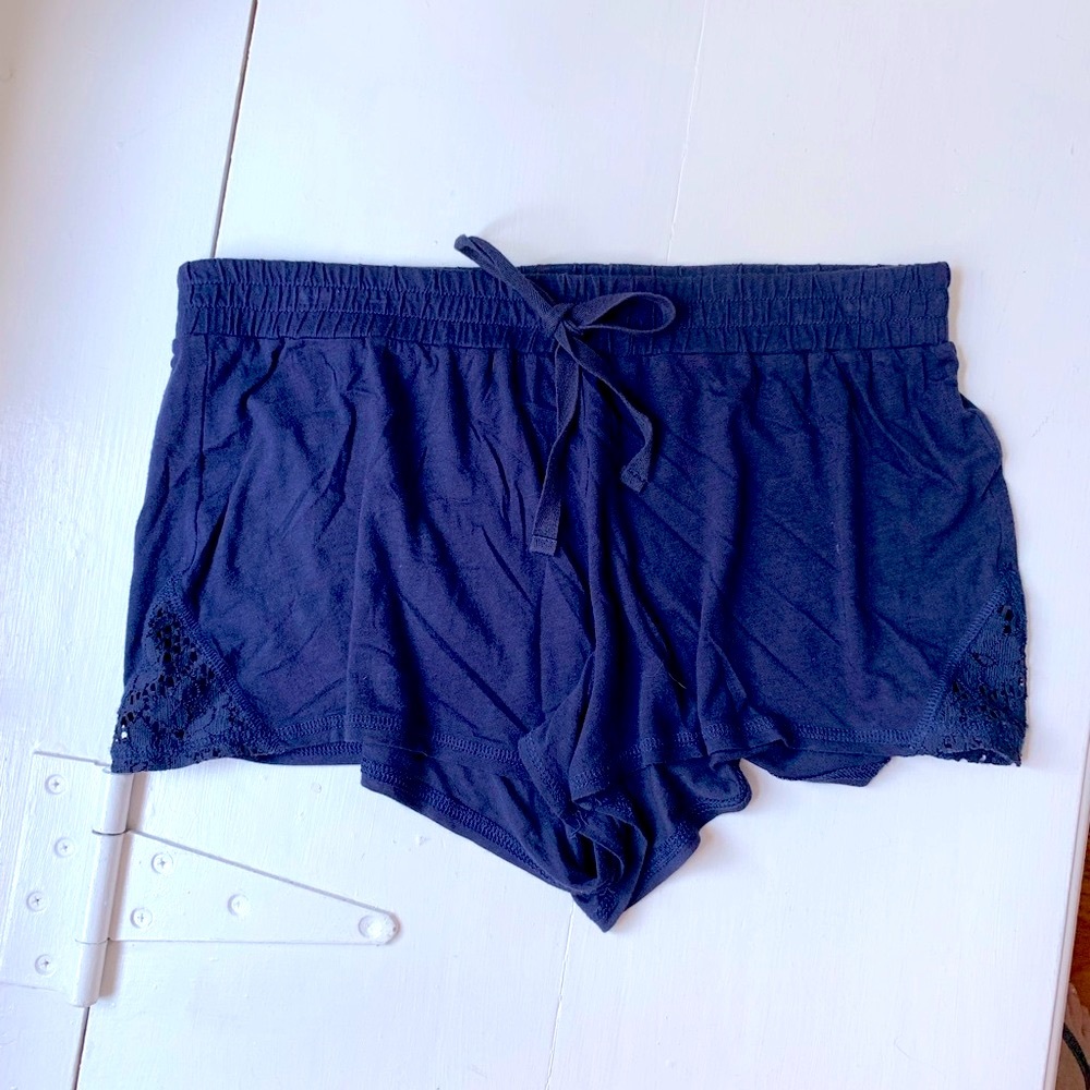 Aerie blue lounge shorts, size M